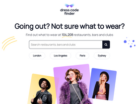 'dresscodefinder.com' screenshot