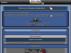 'dissidiacompendium.com' screenshot