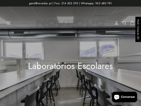 noveduc.pt homepage screenshot