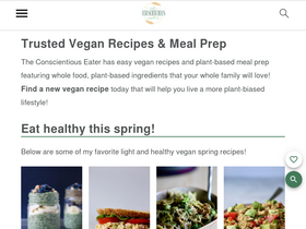 'theconscientiouseater.com' screenshot