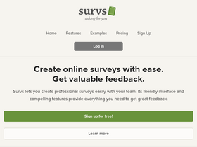 'survs.com' screenshot