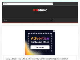 'itdmusic.in' screenshot