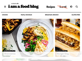 'iamafoodblog.com' screenshot