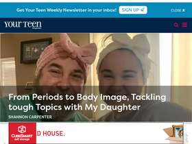 'yourteenmag.com' screenshot
