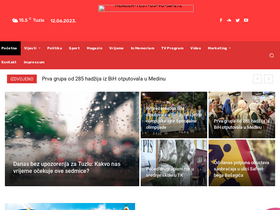 'rtvslon.ba' screenshot