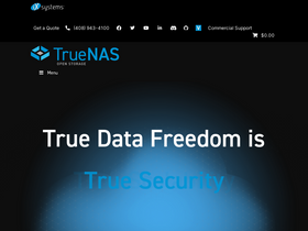 'truenas.com' screenshot