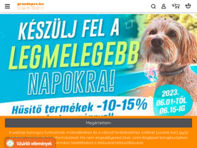 'grandopet.hu' screenshot