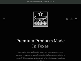 1836creations.com homepage screenshot
