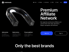 'indoleads.com' screenshot