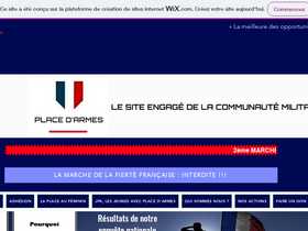 'place-armes.fr' screenshot