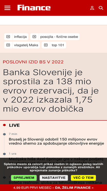 finance.si