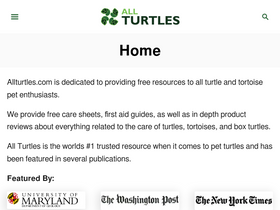'allturtles.com' screenshot