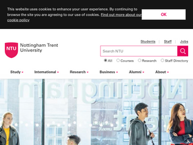 'ntu.ac.uk' screenshot