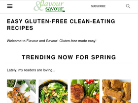 'flavourandsavour.com' screenshot