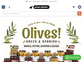 'urbanplatter.in' screenshot