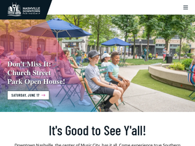 'nashvilledowntown.com' screenshot