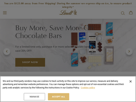 'lindt.ca' screenshot