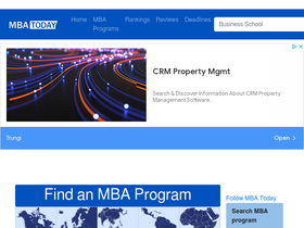 'mba.today' screenshot