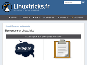'linuxtricks.fr' screenshot