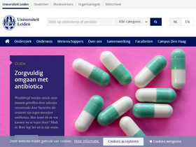 'universiteitleiden.nl' screenshot