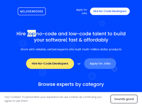 'welovenocode.com' screenshot