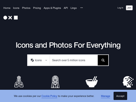 'thenounproject.com' screenshot