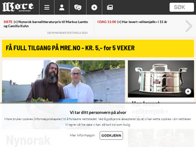 'mre.no' screenshot