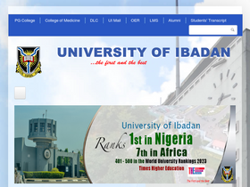 'ui.edu.ng' screenshot