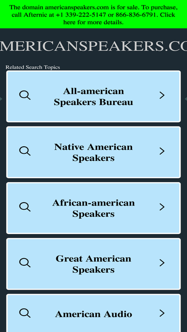 americanspeakers.com