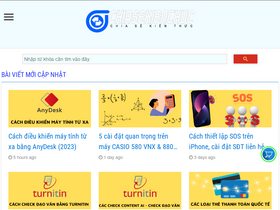'blogchiasekienthuc.com' screenshot
