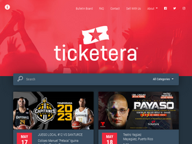 'ticketera.com' screenshot