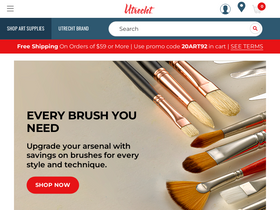 'utrechtart.com' screenshot