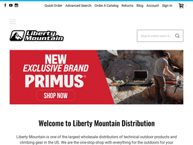 'libertymountain.com' screenshot