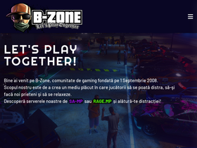 'b-zone.ro' screenshot