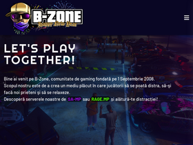'b-zone.ro' screenshot