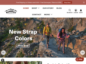 'bedrocksandals.com' screenshot