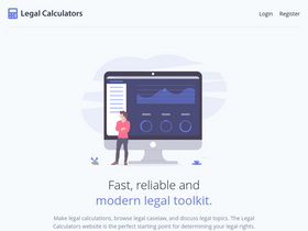 'calculators.law' screenshot