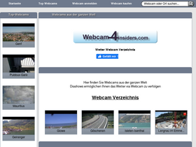 'webcam-4insiders.com' screenshot
