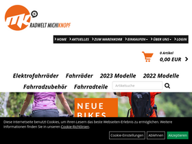 'ktm-bikes-online.at' screenshot