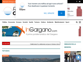 'retegargano.it' screenshot