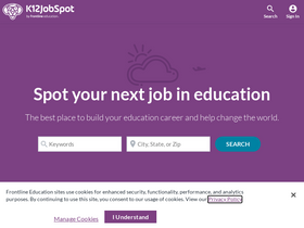 'k12jobspot.com' screenshot