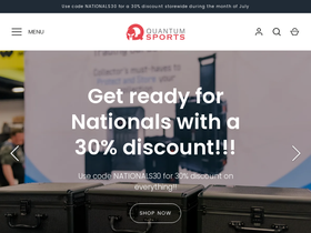 qgsports.us homepage screenshot