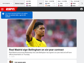 'espn.co.uk' screenshot