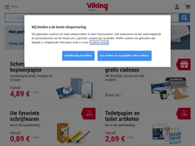 'vikingdirect.be' screenshot