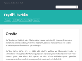 'feyzulfurkan.com' screenshot