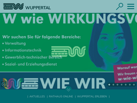 'wuppertal.de' screenshot