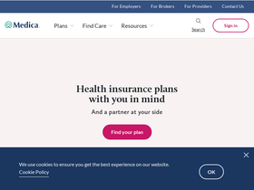 'medica.com' screenshot