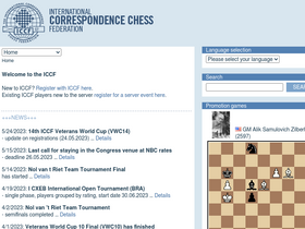'iccf.com' screenshot