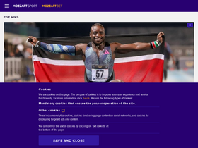 'mozzartsport.co.ke' screenshot