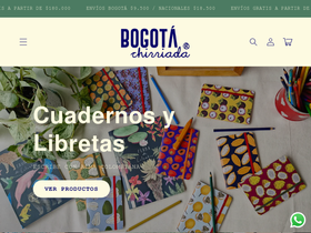 bogotachirriada.com homepage screenshot